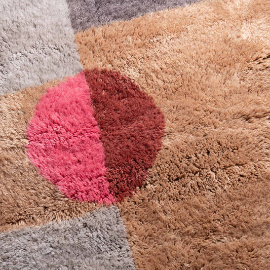 Celestial Geometries - Luxury Shag Moroccan Rug - Benisouk