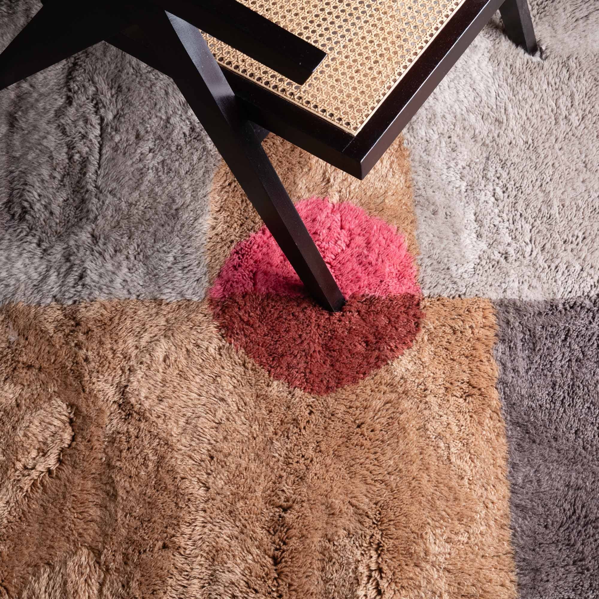 Celestial Geometries - Luxury Shag Moroccan Rug - Benisouk