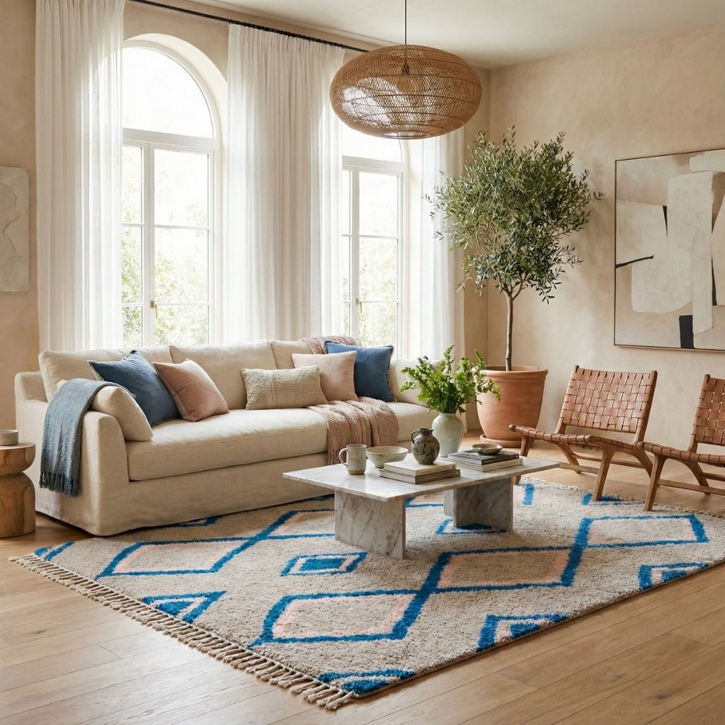 Chada - Shag Moroccan rug - Benisouk