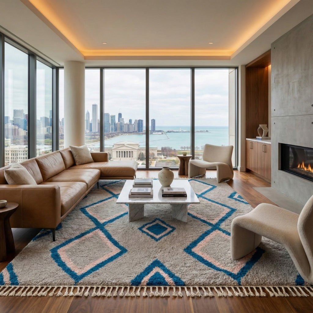 Chada - Shag Moroccan rug - Benisouk