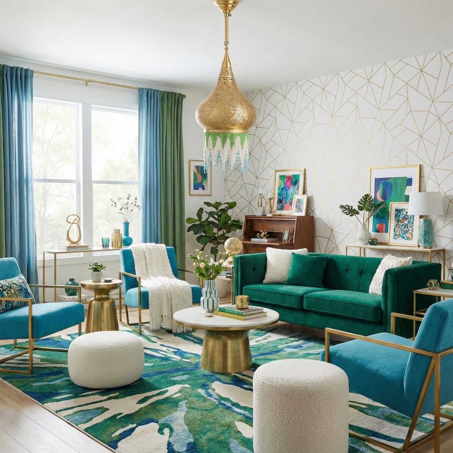 Chamss - Moroccan Pendant Light Fixture - Benisouk