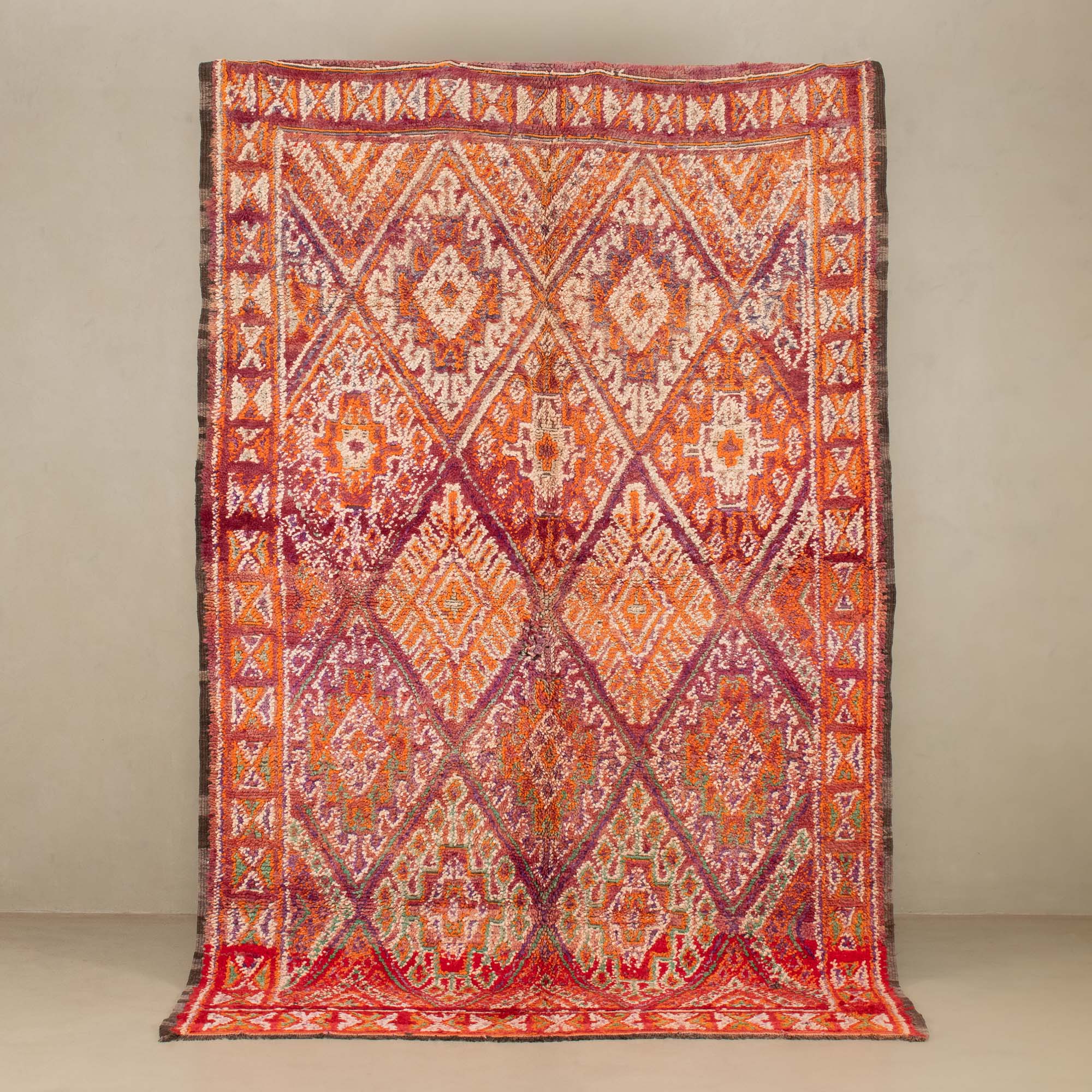 Chazia - vintage beni mguild rug - Benisouk