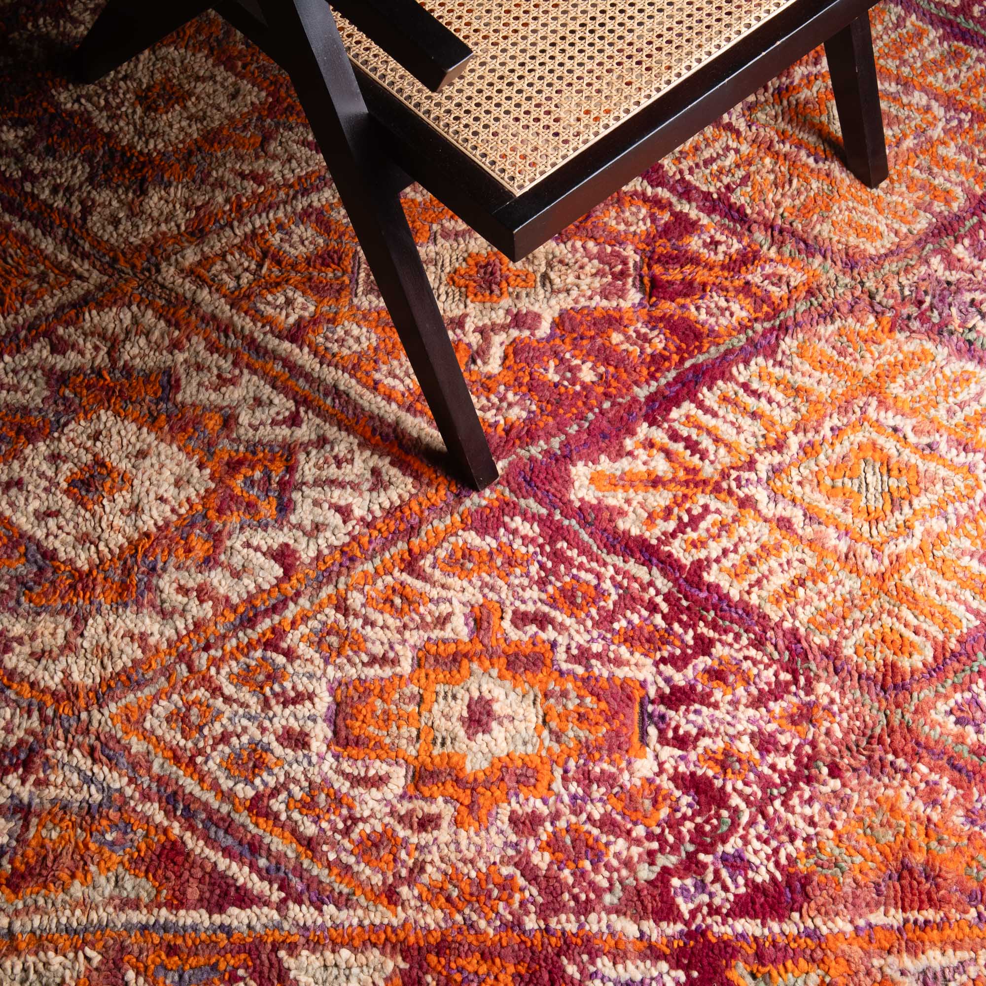 Chazia - vintage beni mguild rug - Benisouk
