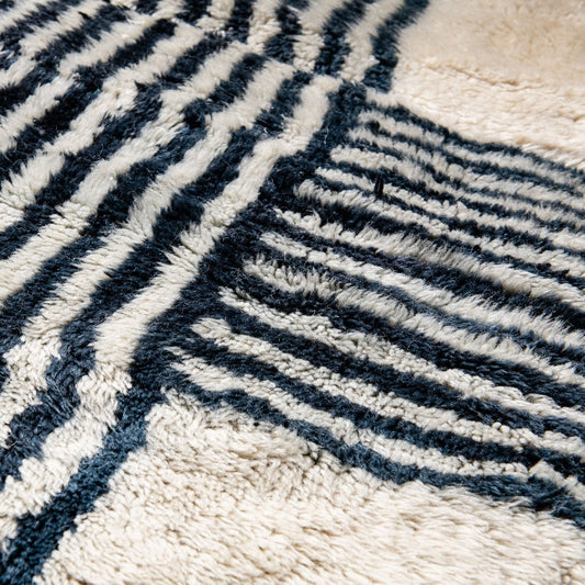 Chords - Luxury Shag Moroccan Rug - Benisouk