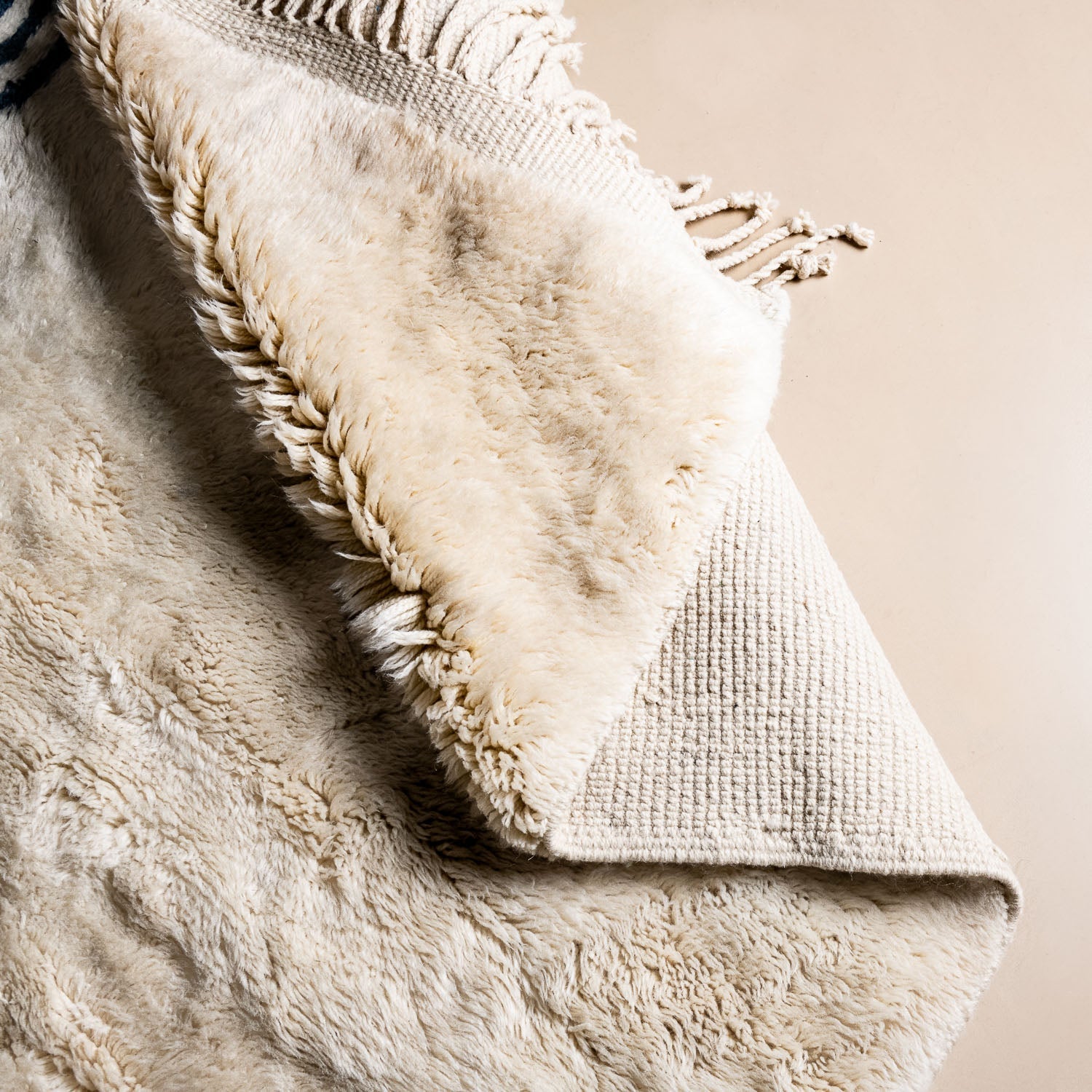 Chords - Luxury Shag Moroccan Rug - Benisouk