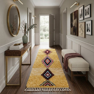 Chorouk - Shag Moroccan runner rug - Benisouk