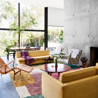Chromatic Shards - Luxury Shag Moroccan Rug