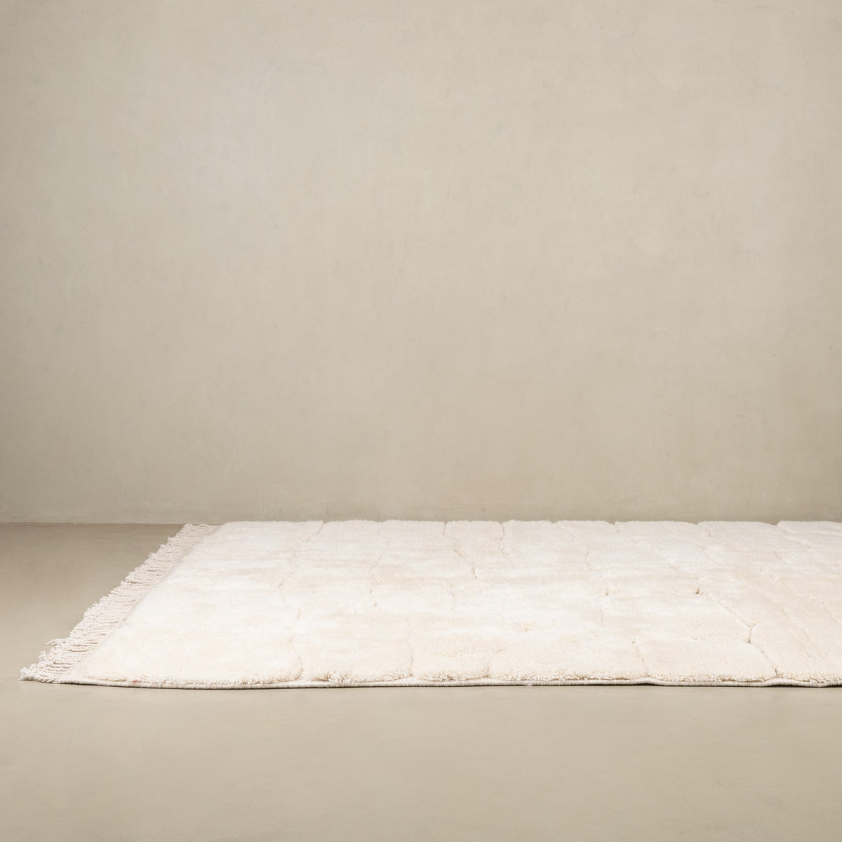 Cloudy Sky - Luxury Shag Moroccan Rug - Benisouk