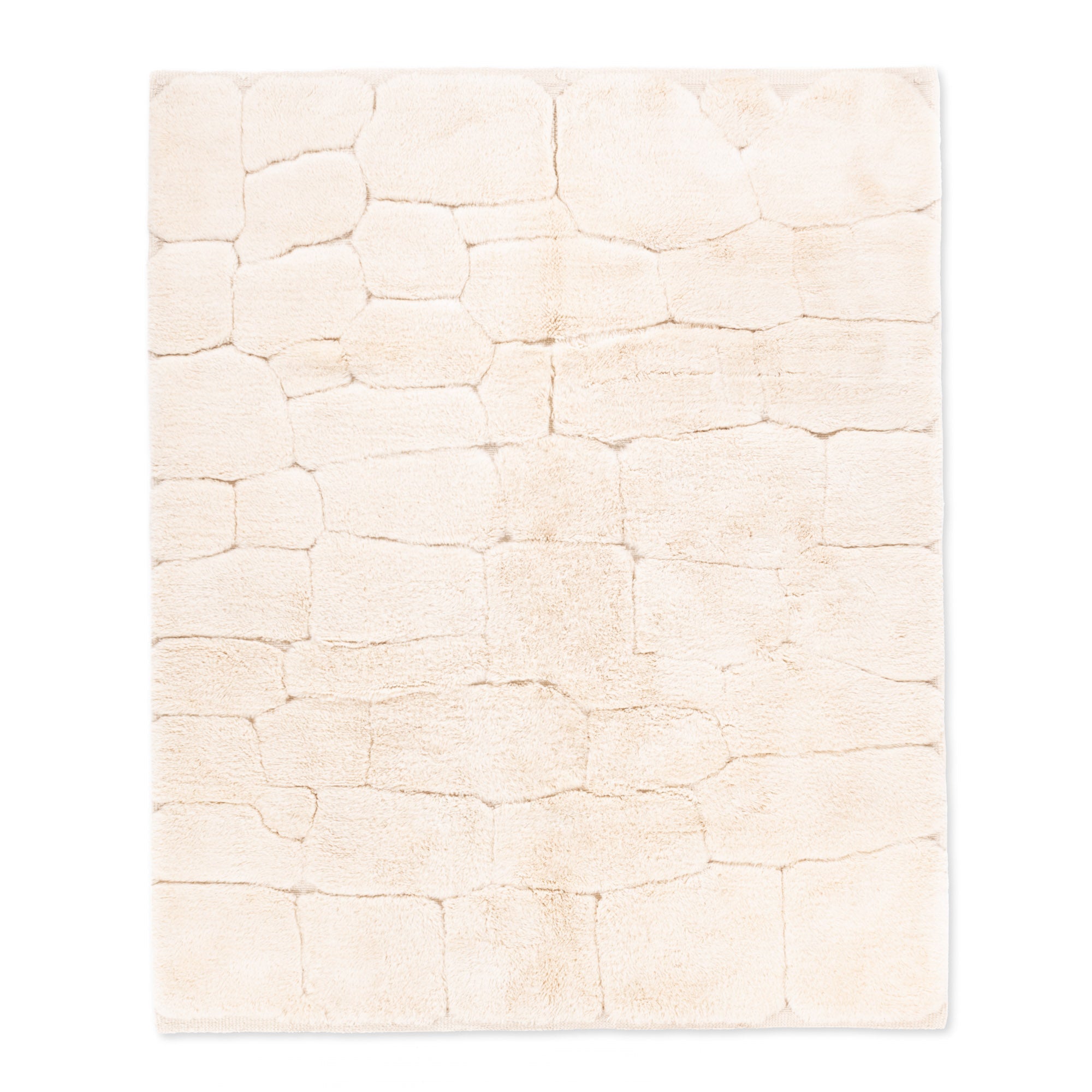 Cloudy Sky - Luxury Shag Moroccan Rug - Benisouk