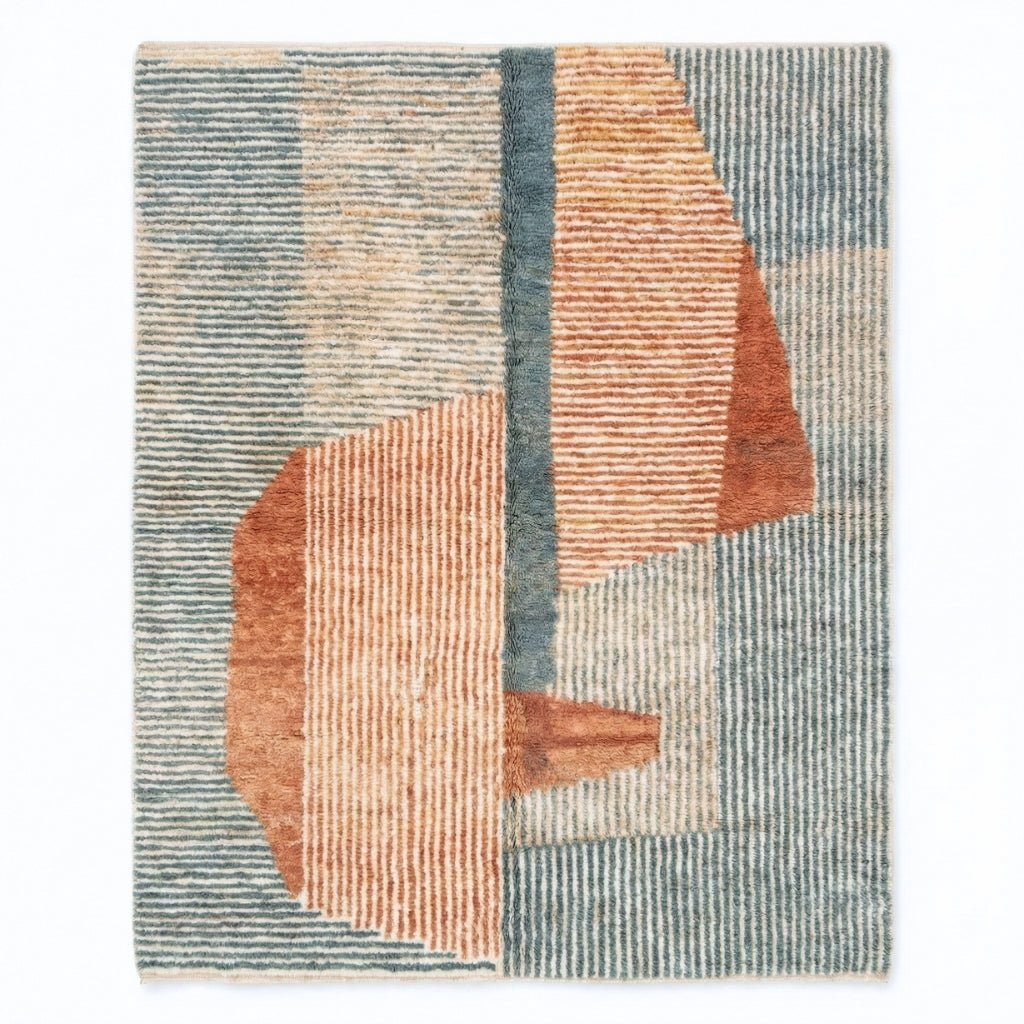 Coastal Light - Luxury Shag Moroccan Rug - Benisouk