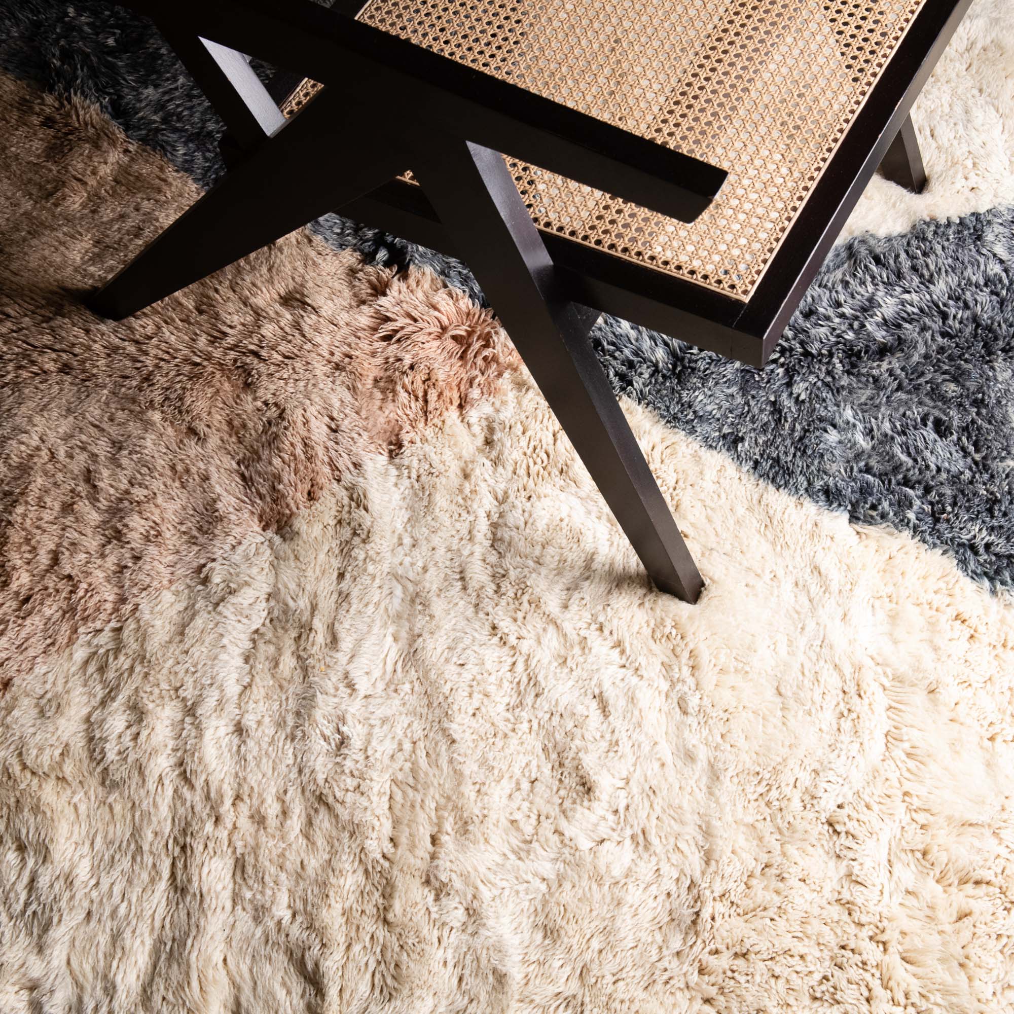 Collapse - Luxury Shag Moroccan Rug - Benisouk