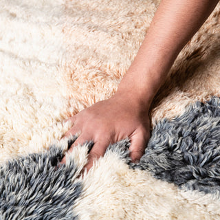 Collapse - Luxury Shag Moroccan Rug - Benisouk