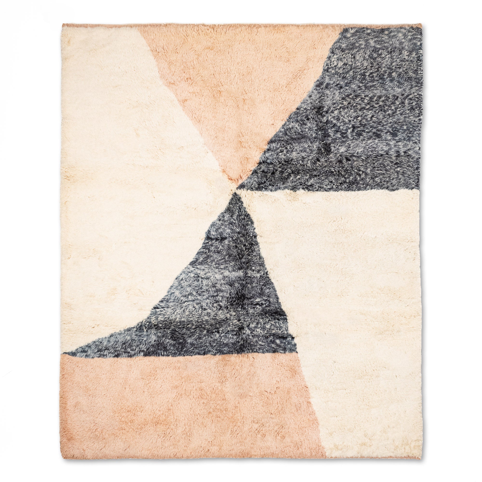 Collapse - Luxury Shag Moroccan Rug - Benisouk