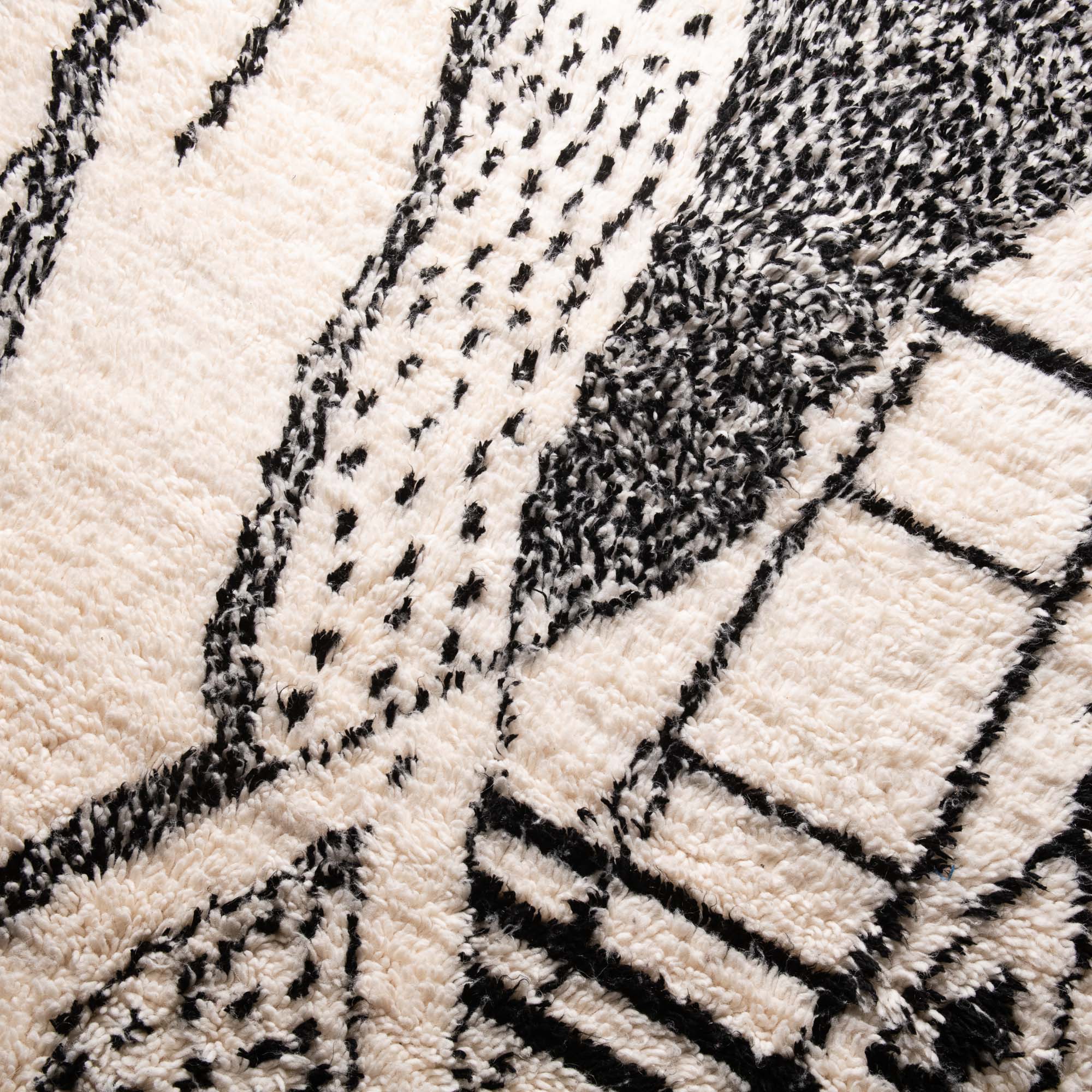 Dalya Round - Shag Moroccan rug - Benisouk