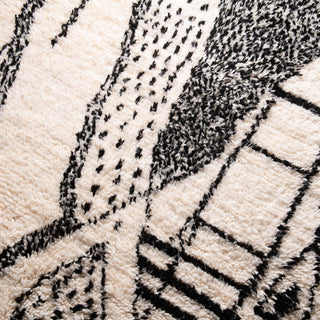 Dalya Round - Shag Moroccan rug - Benisouk
