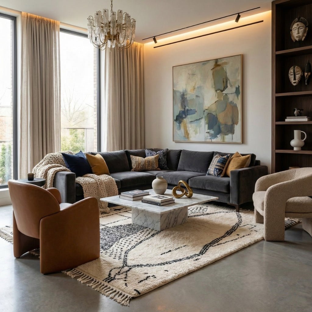 Dalya - Shag Moroccan rug - Benisouk