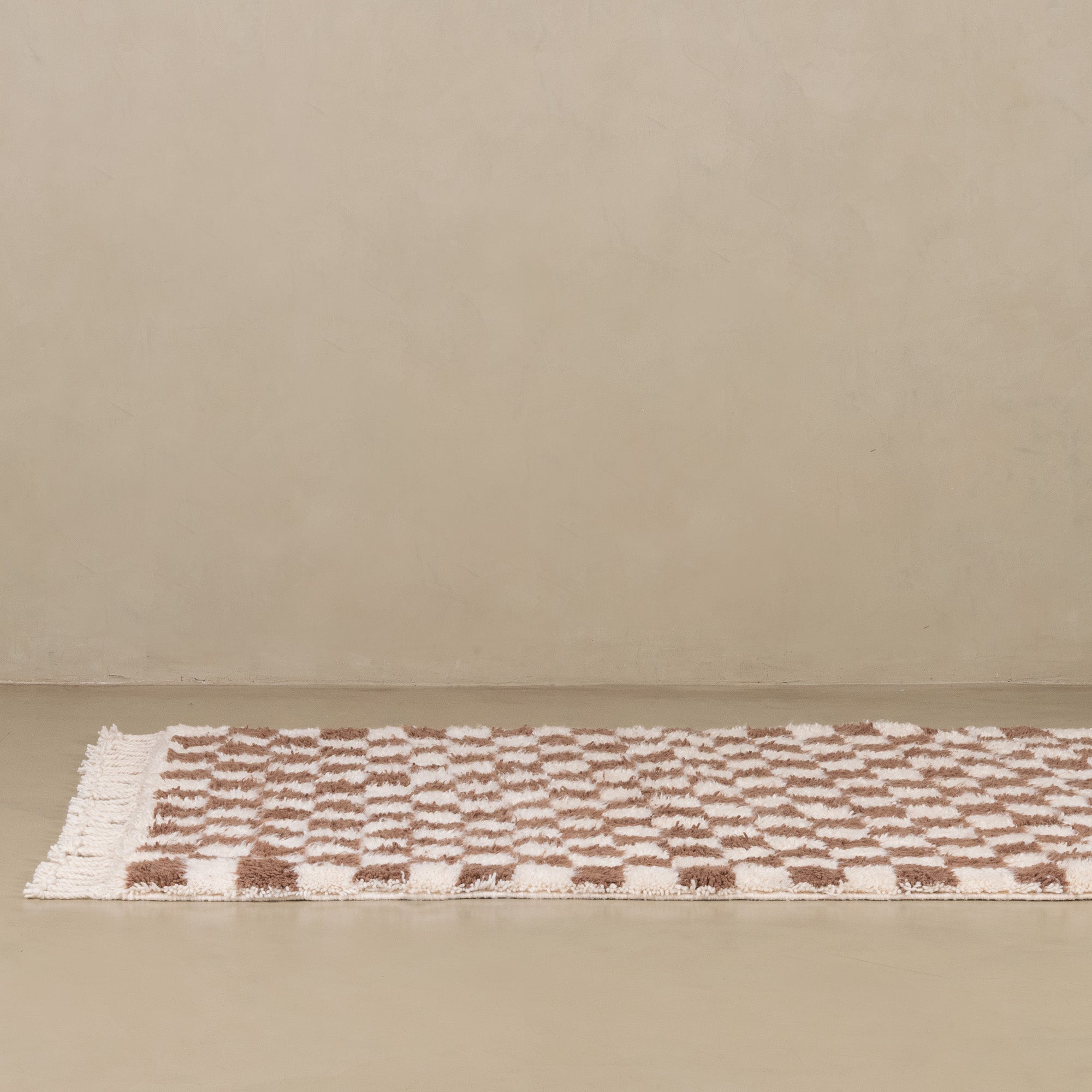 Dama Brown - Shag Moroccan rug - Benisouk
