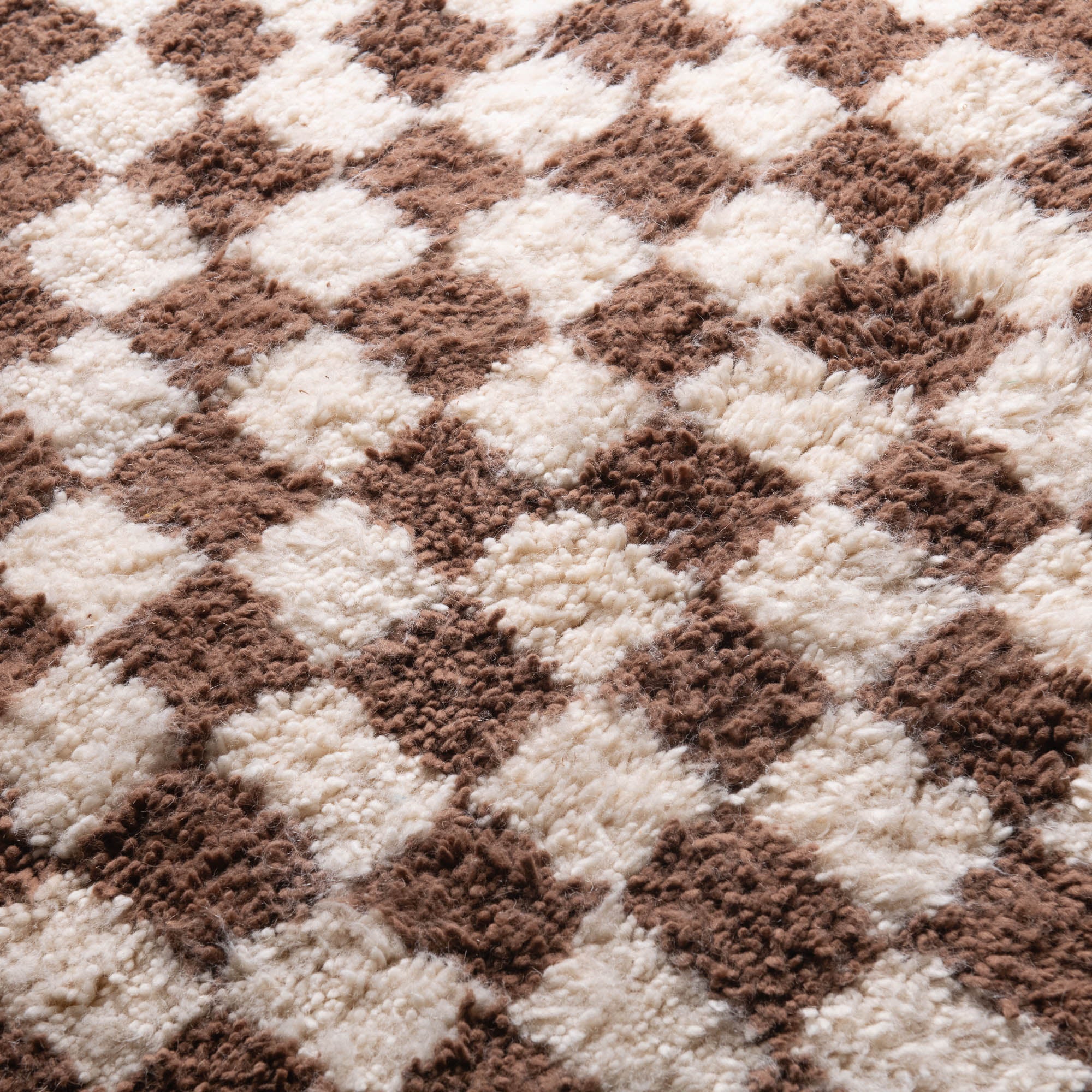 Dama Brown - Shag Moroccan rug - Benisouk