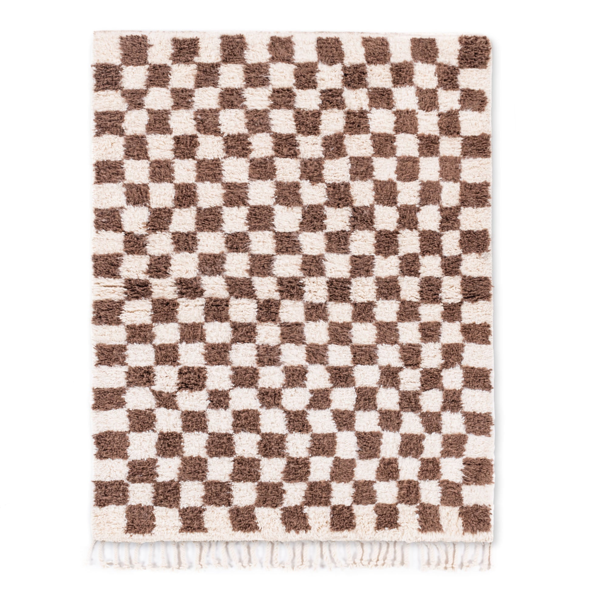 Dama Brown - Shag Moroccan rug - Benisouk