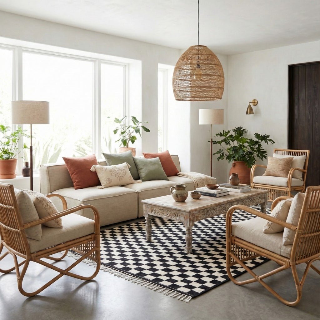 Dama - Flatweave Moroccan rug - Benisouk