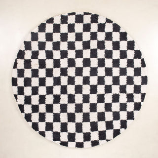Dama Round - Shag Moroccan rug