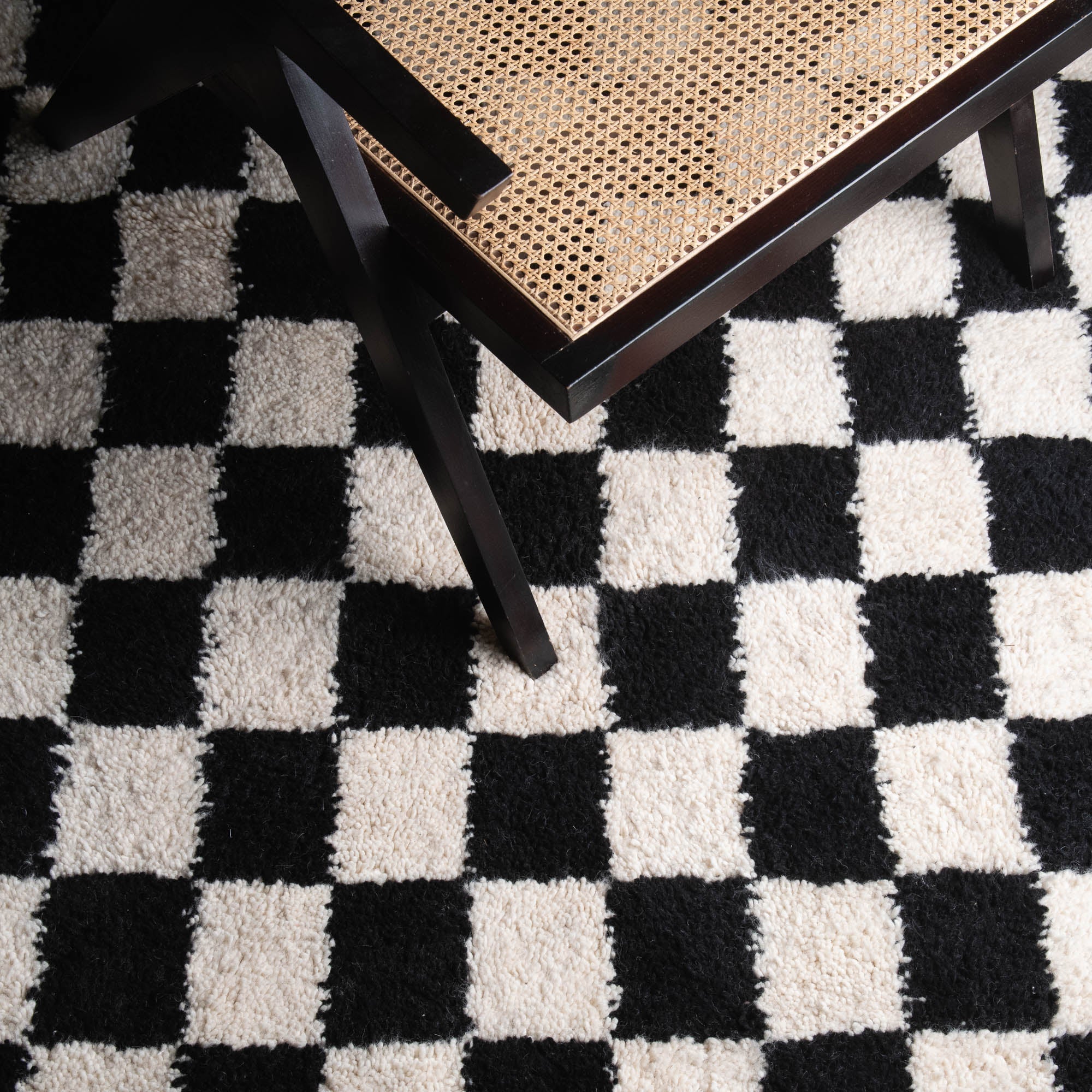 Dama Round - Shag Moroccan rug - Benisouk