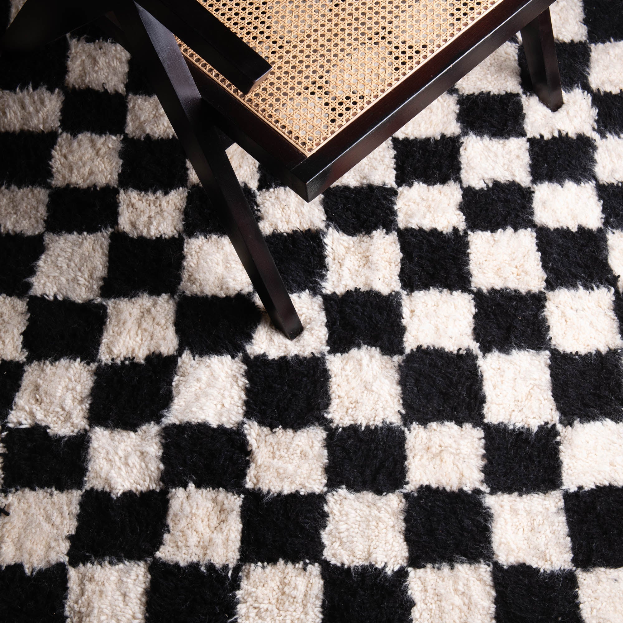 Dama Round - Shag Moroccan rug - Benisouk