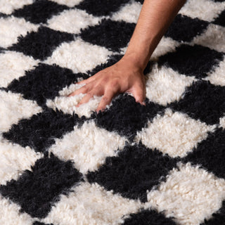 Dama Round - Shag Moroccan rug - Benisouk