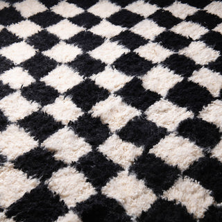 Dama Round - Shag Moroccan rug - Benisouk