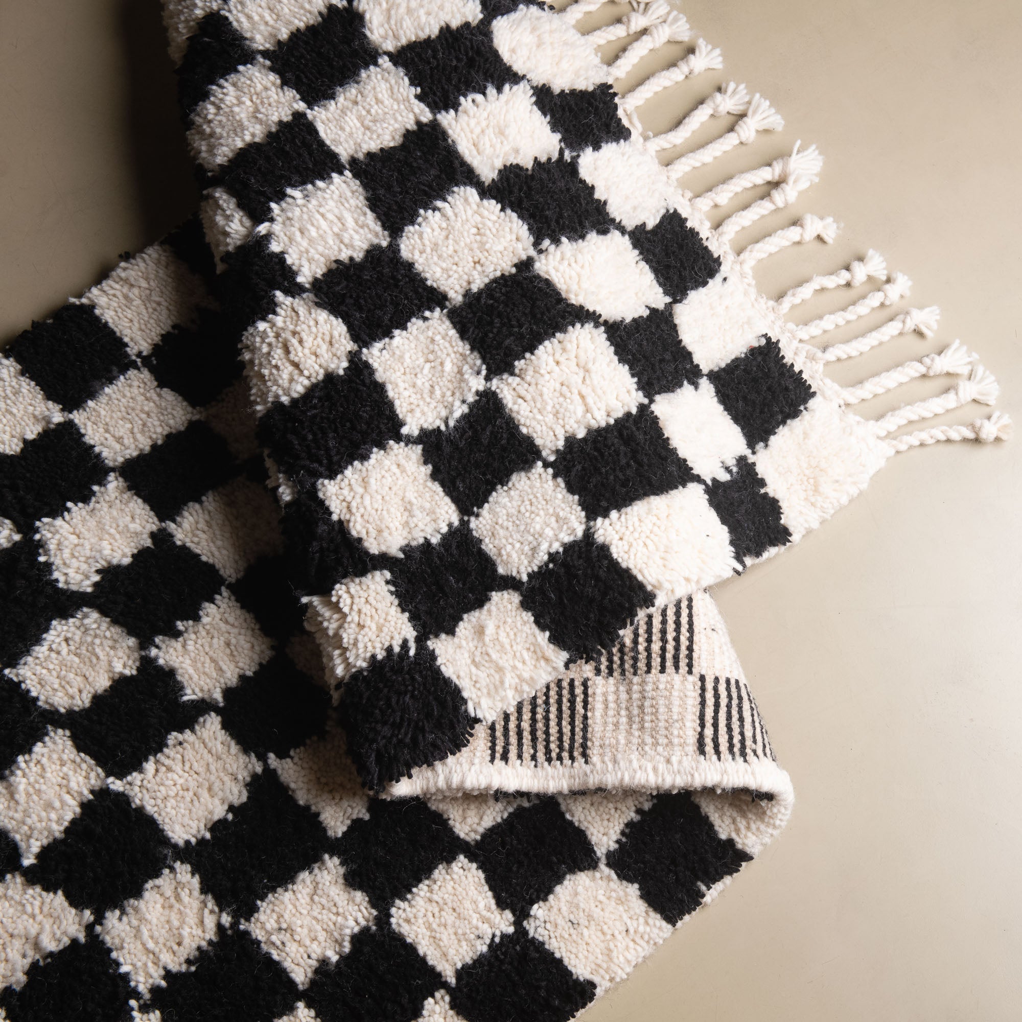 Dama - Shag Moroccan runner rug - Benisouk