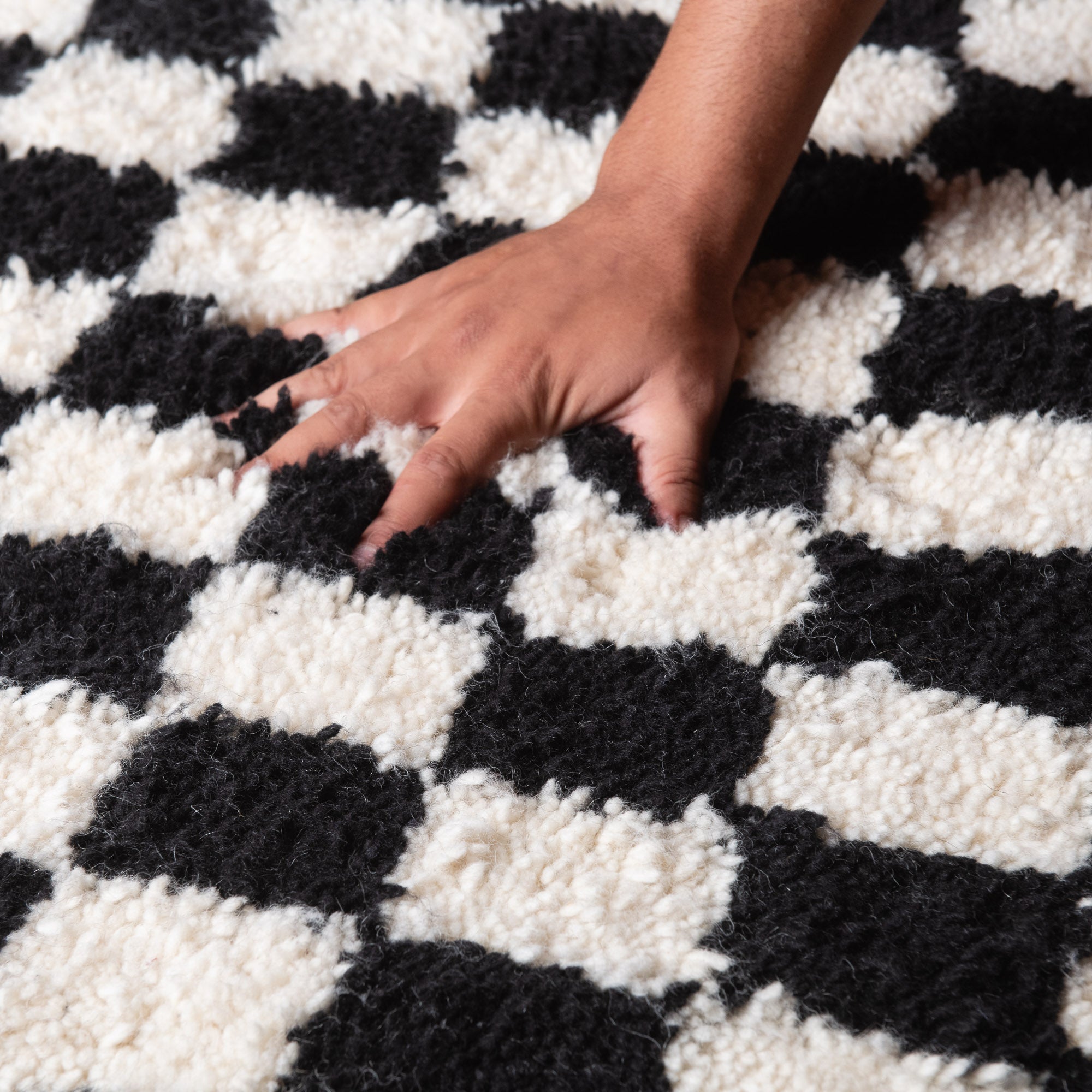 Dama - Shag Moroccan runner rug - Benisouk