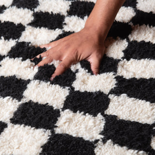 Dama - Shag Moroccan runner rug - Benisouk