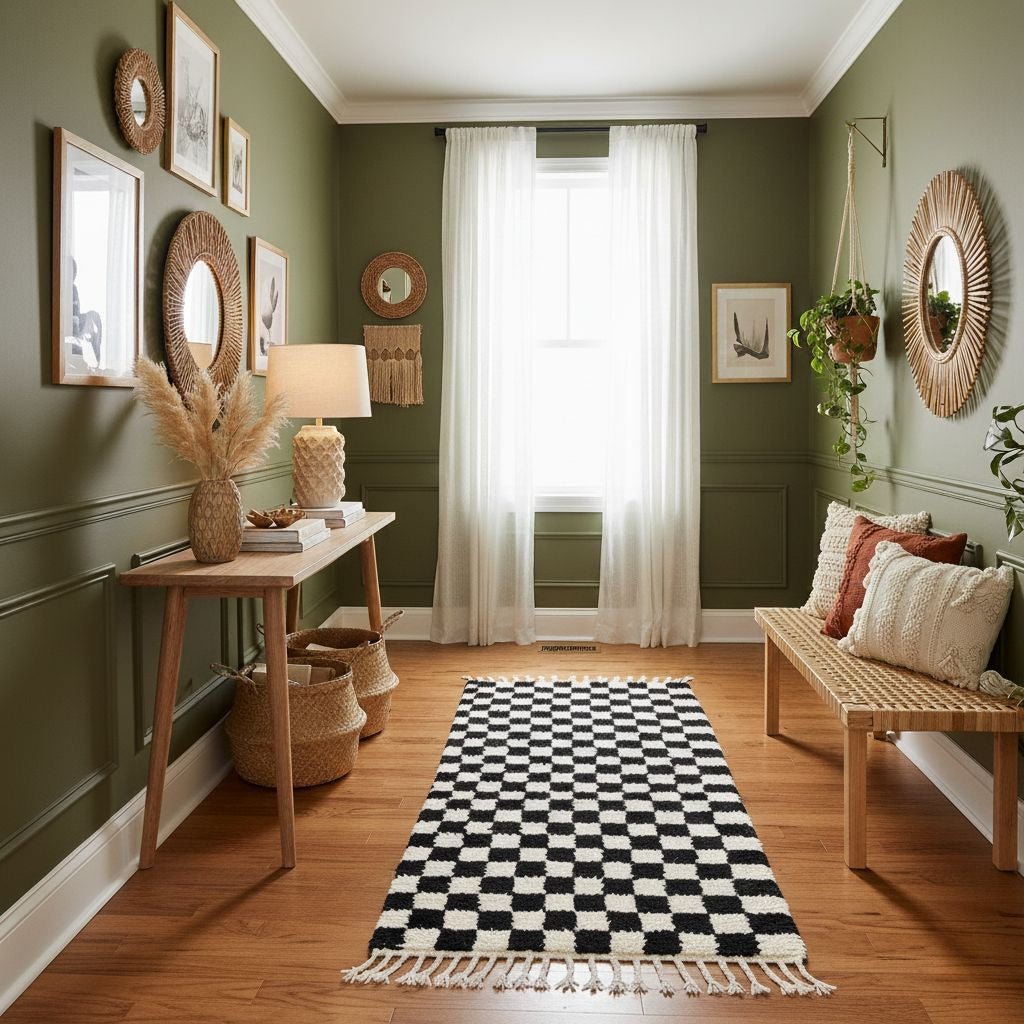 Dama - Shag Moroccan runner rug - Benisouk