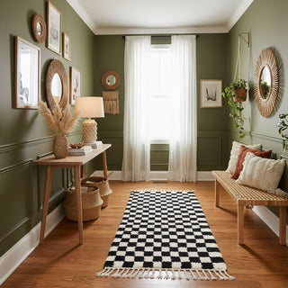 Dama - Shag Moroccan runner rug - Benisouk
