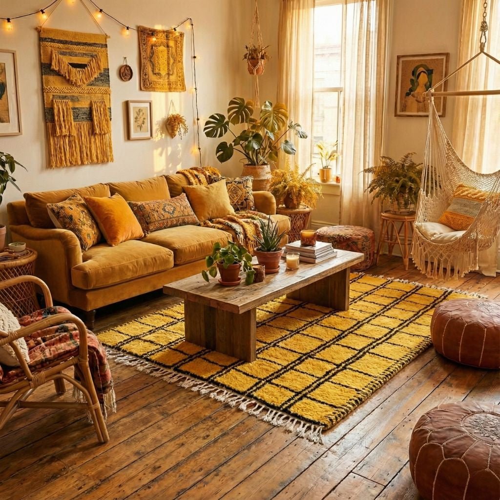 Dayae - Shag Moroccan rug - Benisouk