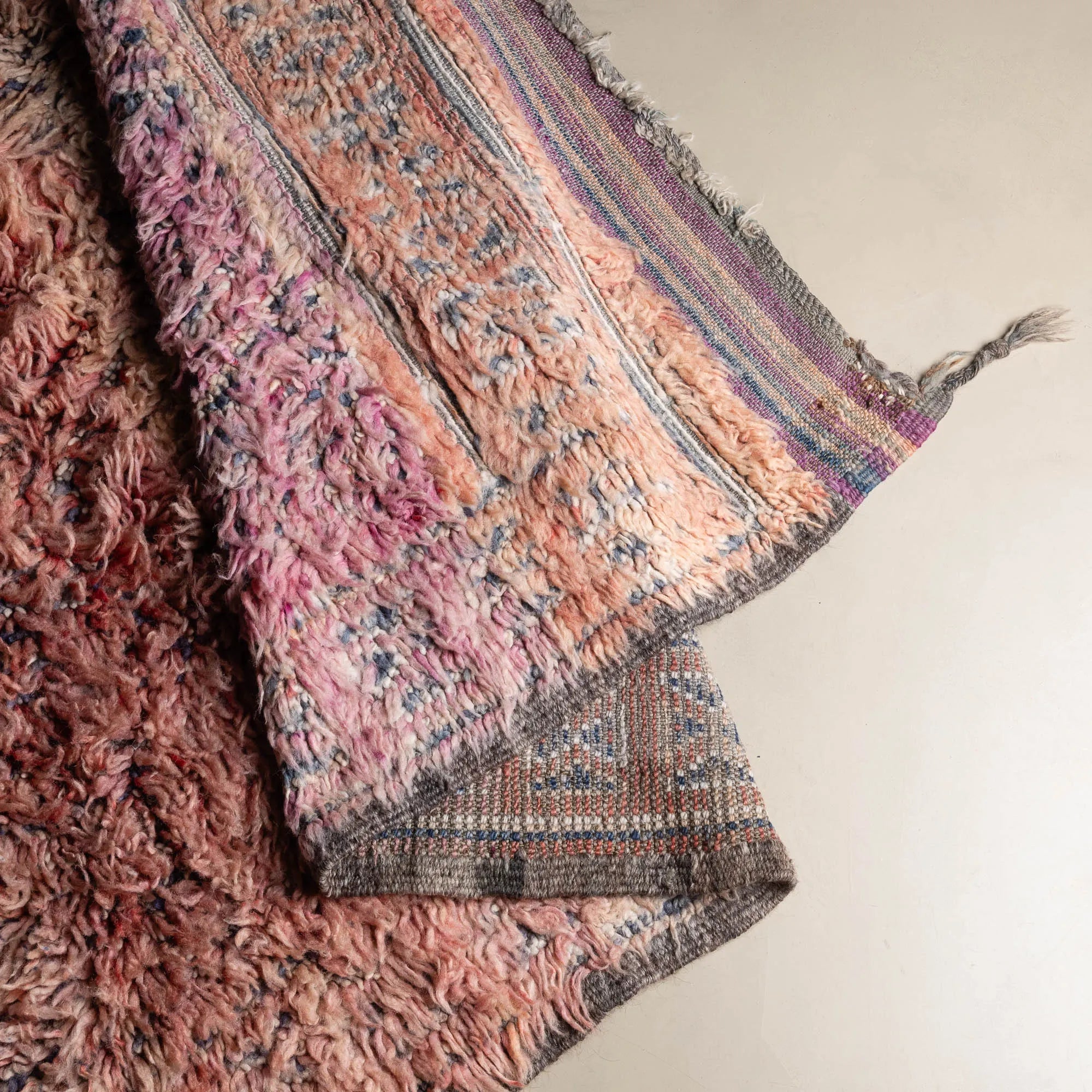 Delina - vintage beni mguild rug - Benisouk