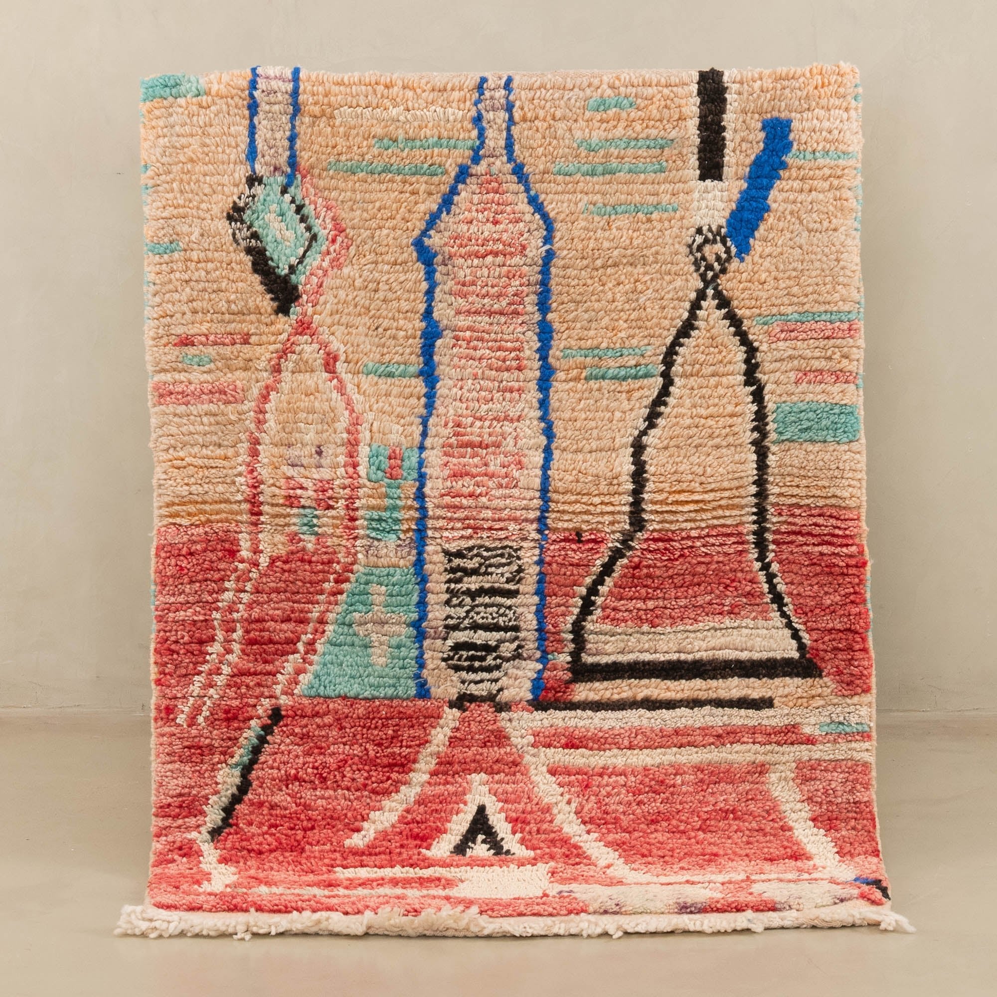 Delina - vintage boujad rug - Benisouk