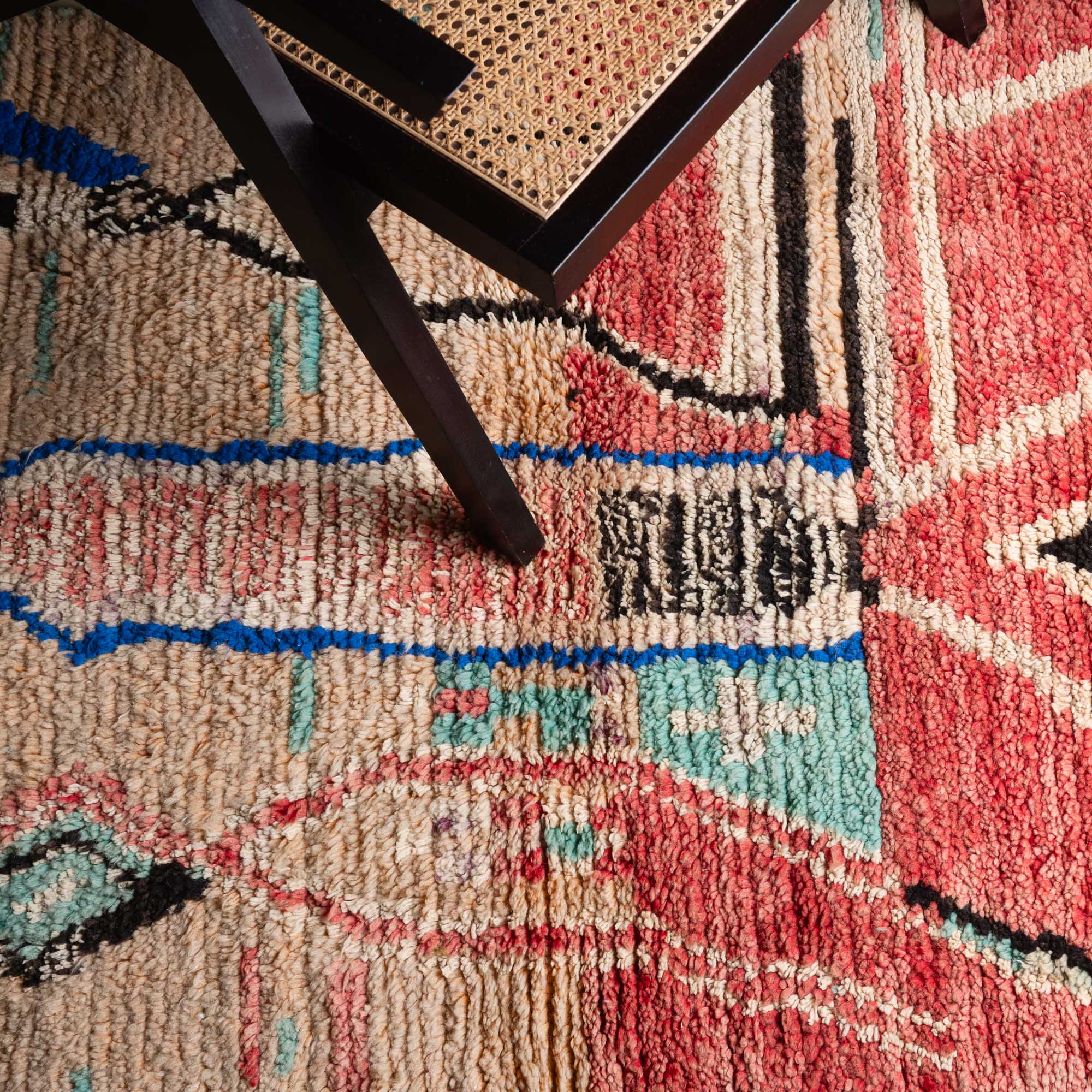 Delina - vintage boujad rug - Benisouk