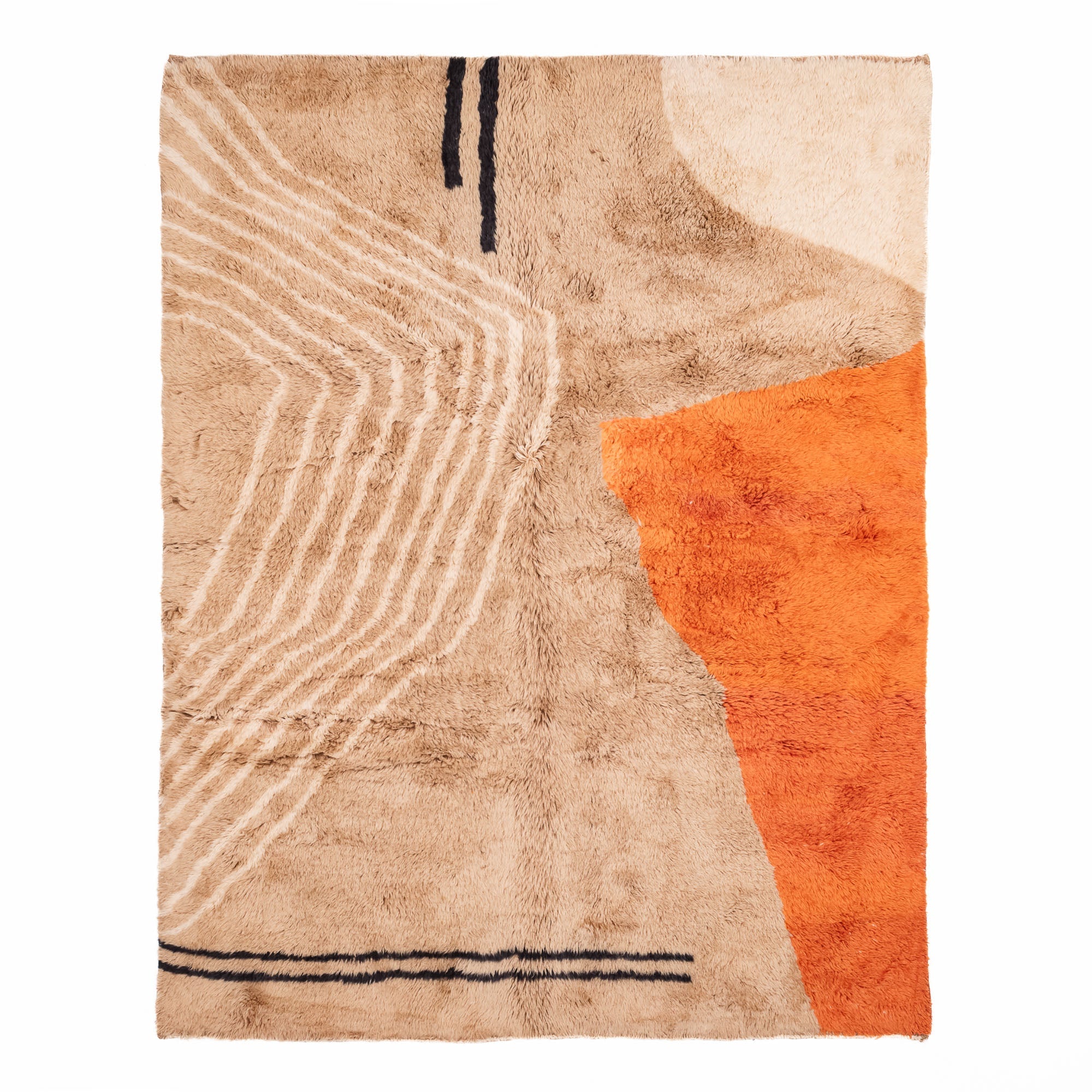 Desert Mirage - Luxury Shag Moroccan Rug - Benisouk