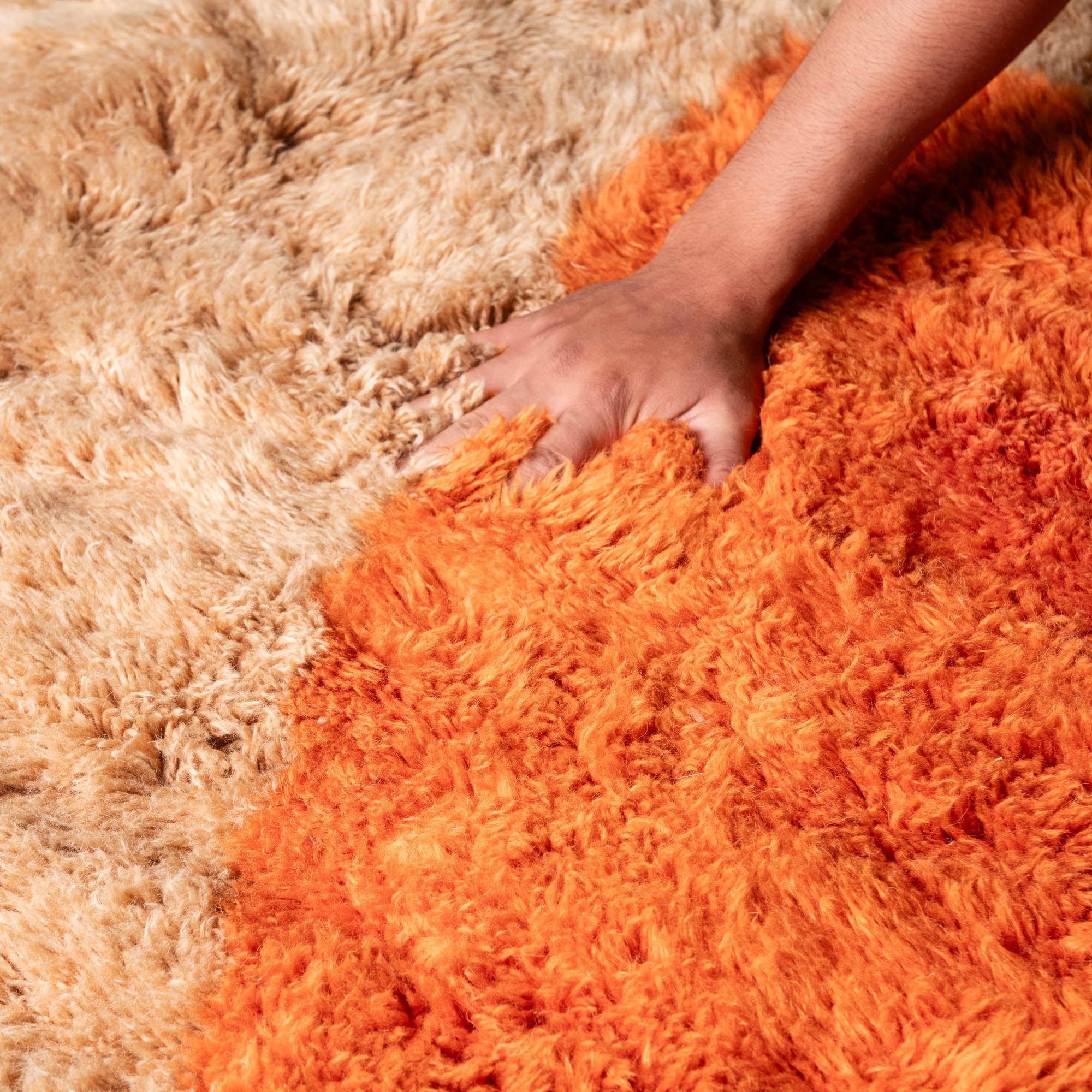 Desert Mirage - Luxury Shag Moroccan Rug - Benisouk