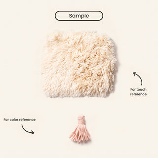Dewdrop Delight - Luxury Shag Moroccan Rug