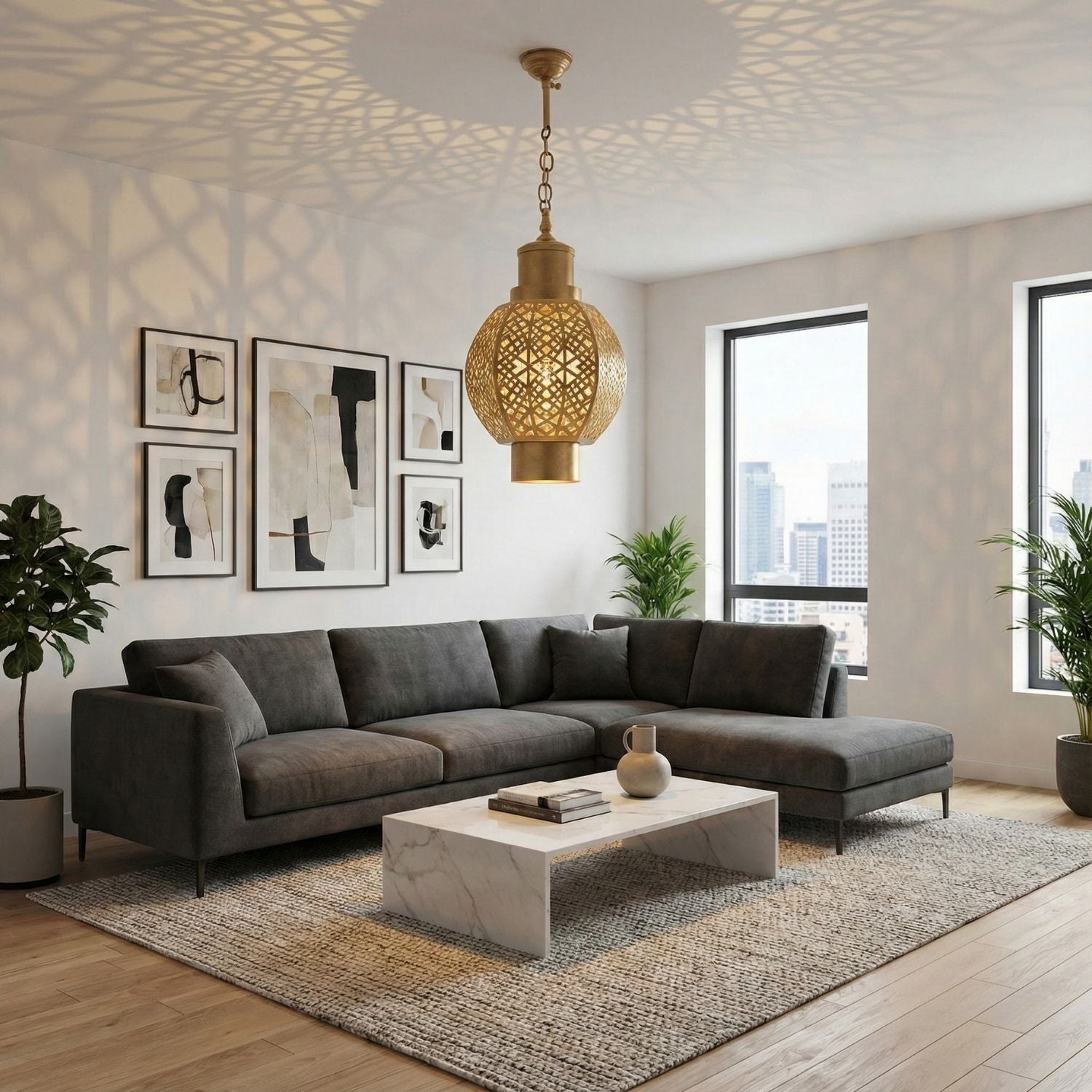 Diyae - Moroccan Pendant Light Fixture - Benisouk