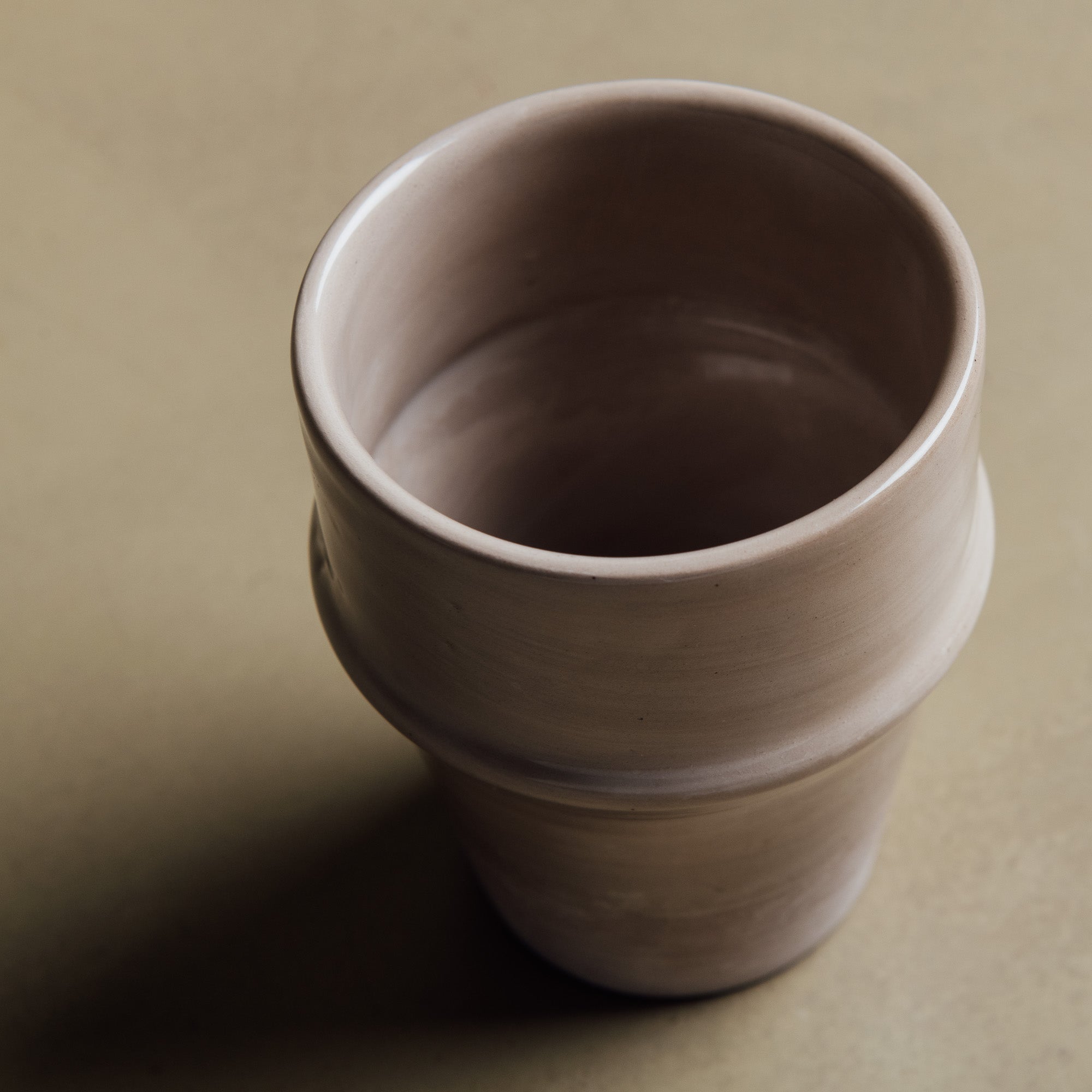 Earth Hues Taupe Gray Beldi Cup - Moroccan Dinnerware - Benisouk