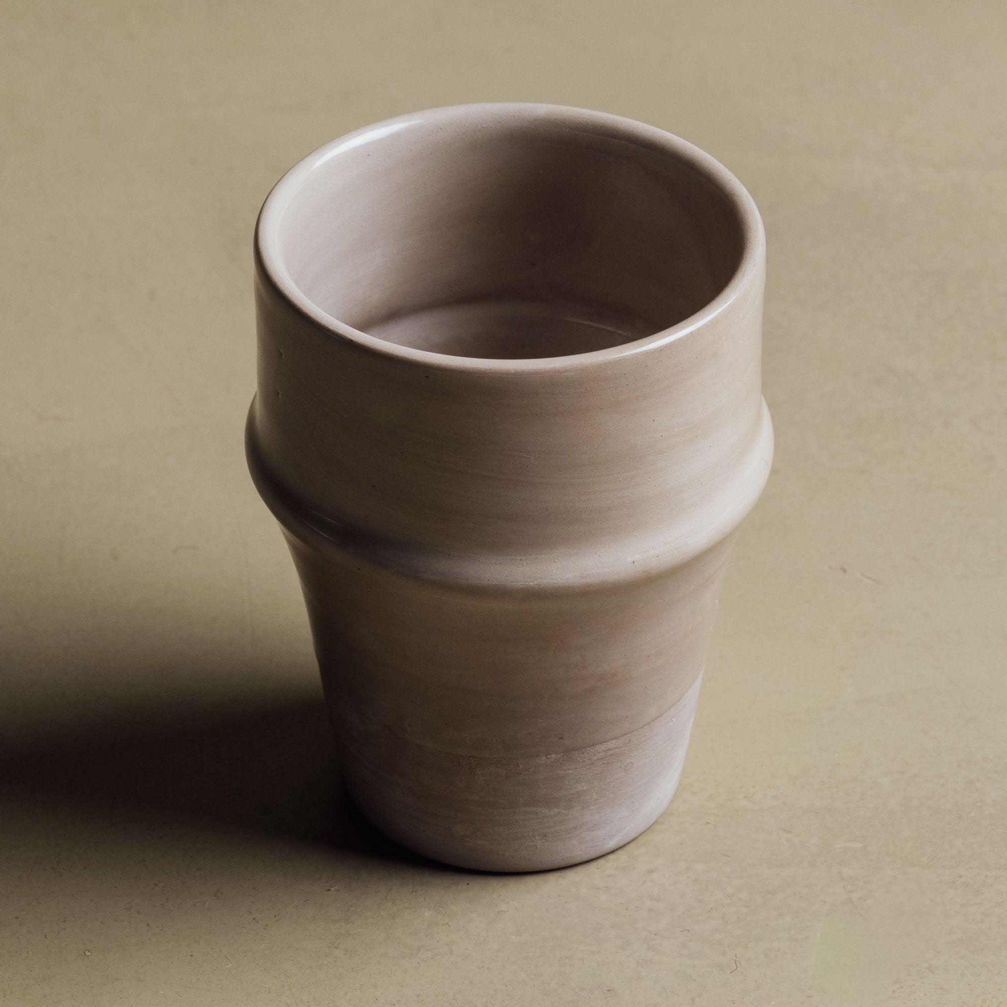 Earth Hues Taupe Gray Beldi Cup - Moroccan Dinnerware - Benisouk
