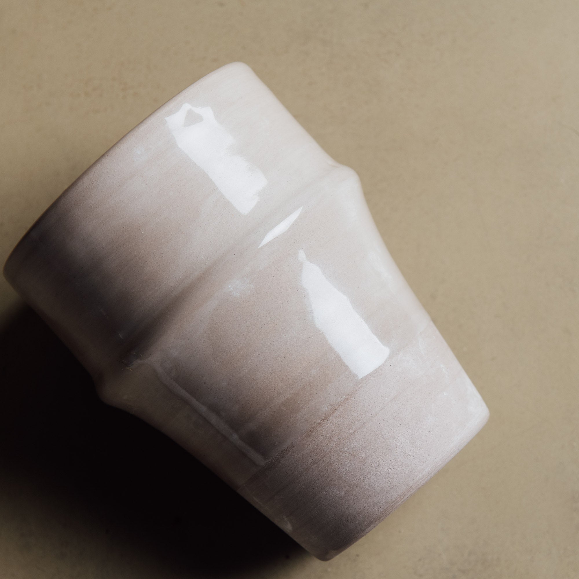 Earth Hues Taupe Gray Beldi Cup - Moroccan Dinnerware - Benisouk