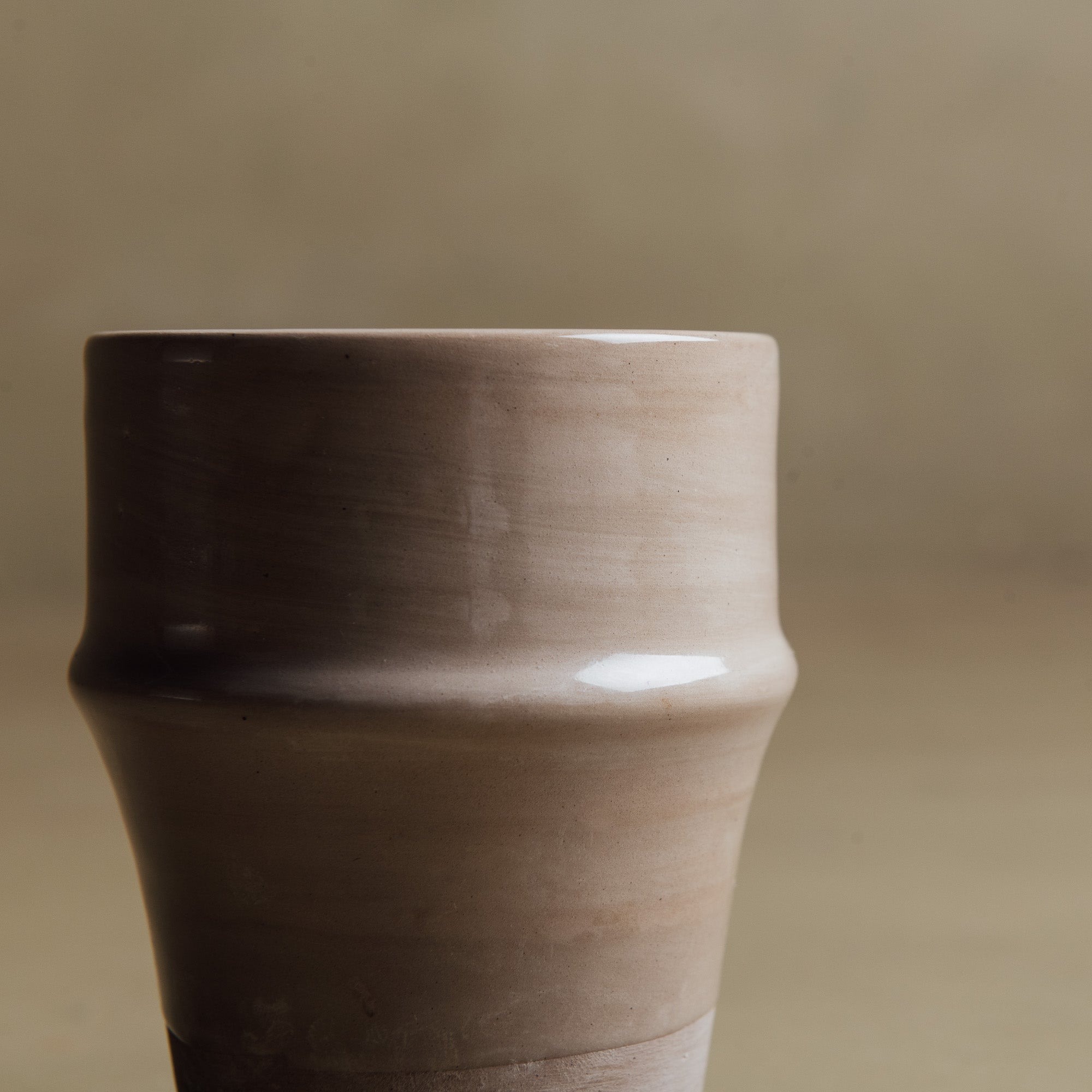 Earth Hues Taupe Gray Beldi Cup - Moroccan Dinnerware - Benisouk