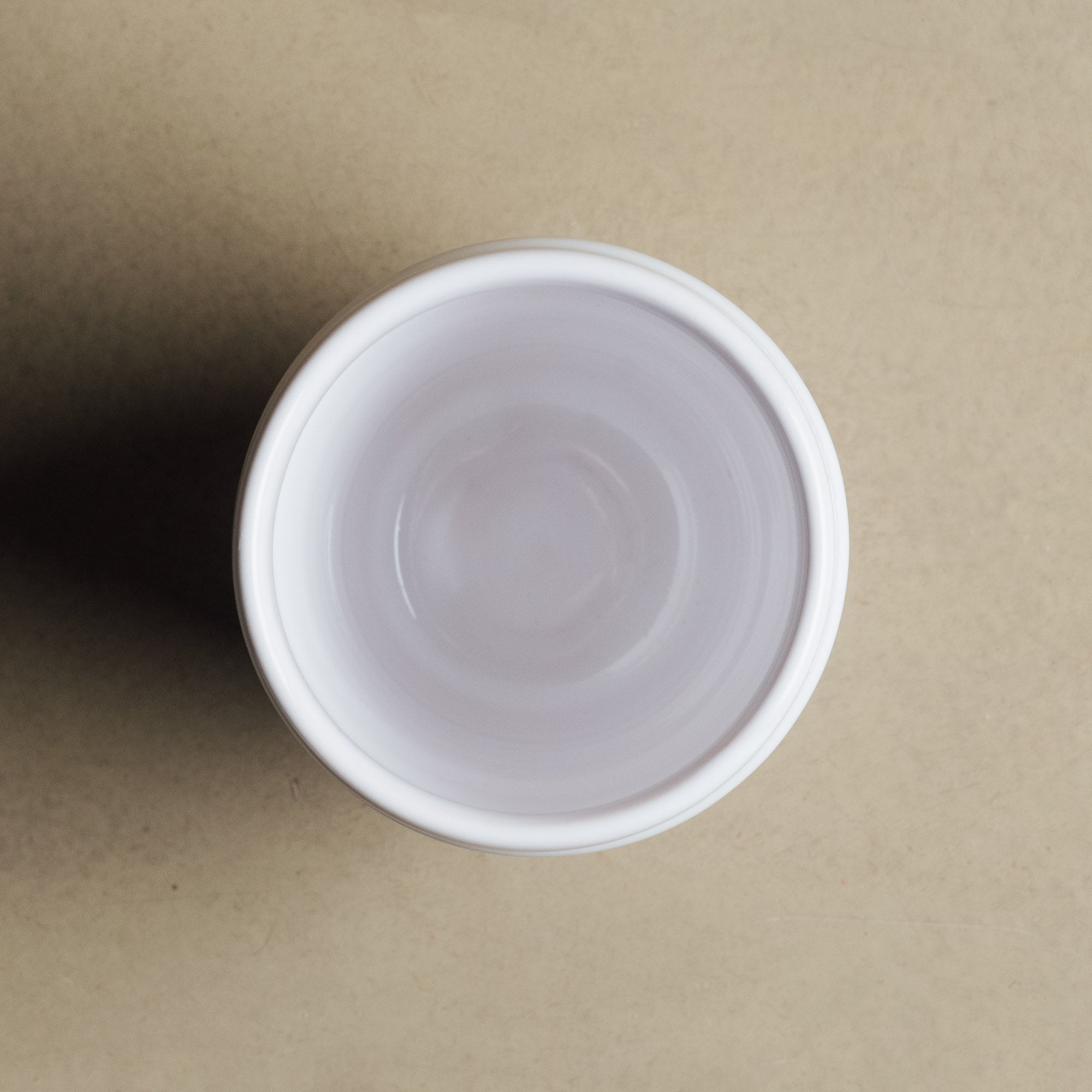 Earth Hues White & Tumbleweed Beldi Cup - Moroccan Dinnerware - Benisouk