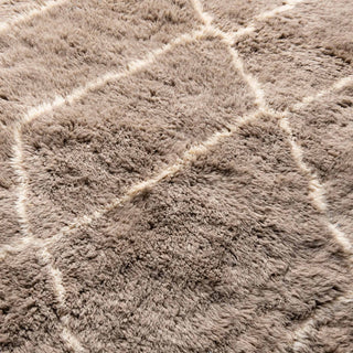 Earthy Pathways - Luxury Shag Moroccan Runner Rug - Benisouk