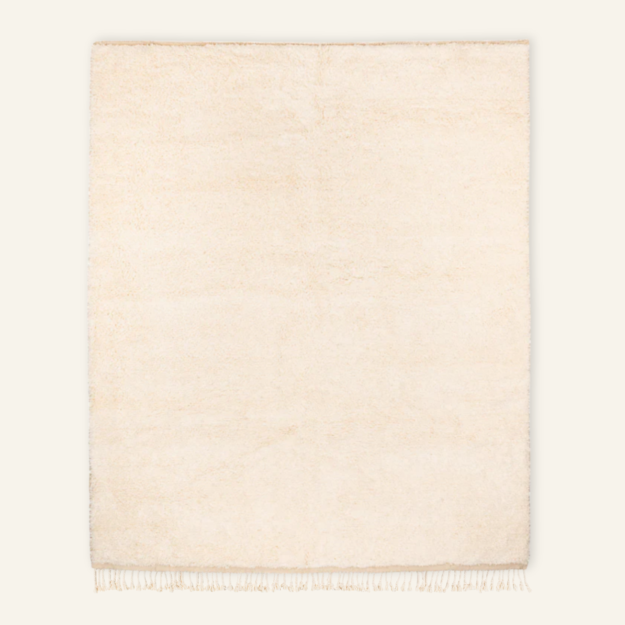 Elbayda - Shag Moroccan rug