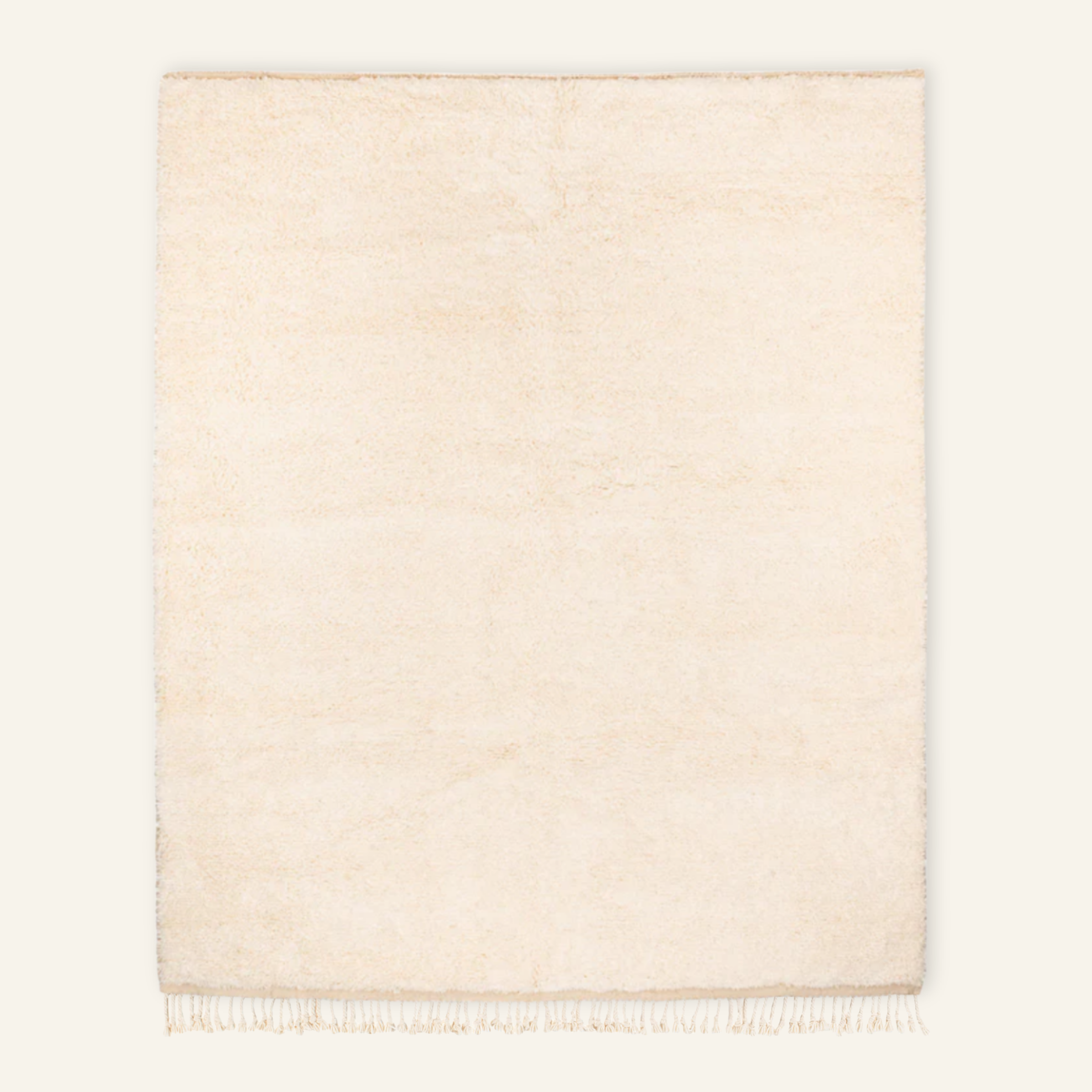 Elbayda - Shag Moroccan rug